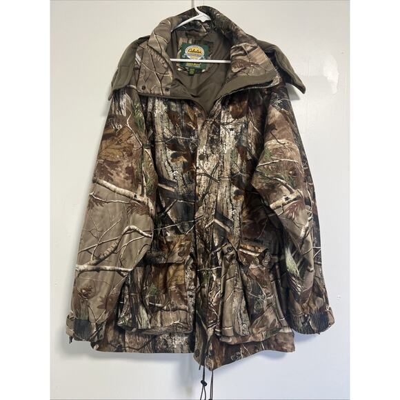 Cabela's Dry Plus Insulated Hunting Jacket Mossy Oak RealTree 2XL Excellent - Picture 1 of 16